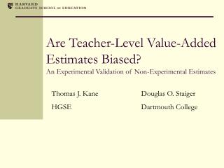 Are Teacher-Level Value-Added Estimates Biased? An Experimental Validation of Non-Experimental Estimates