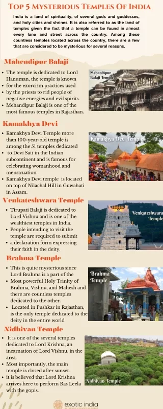 Top 5 Mysterious Temples Of India