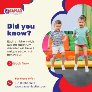 Did you know about Autism? Centre for Autism in Bangalore | CAPAAR
