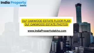 DLF OAKWOOD ESTATE | DLF oakwood estate floor plan