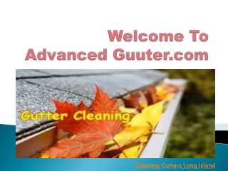 Cleaning Gutters Long Island