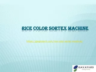 Rice Color Sorter, Rice Sorting and Grading Machine Manufacturer, Rice Color Sor