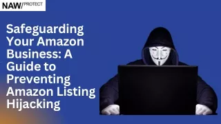 Safeguarding Your Amazon Business A Guide to Preventing Amazon Listing Hijacking
