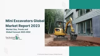 Mini Excavators Global Market Size, Share, Trend Analysis, By Vehicle Type, By Drive Type, By Engine Capacity, By Region