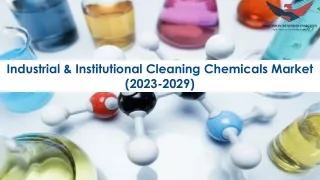 Industrial & Institutional Cleaning Chemicals Market Size, Growth and Research R