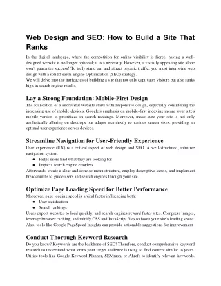 Web Design and SEO_ How to Build a Site That Ranks