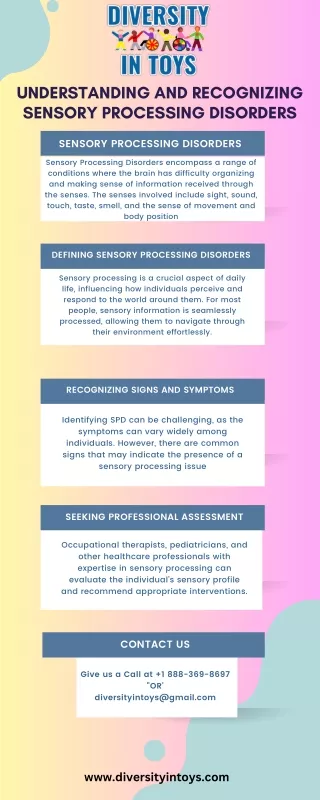 Understanding and Recognizing Sensory Processing Disorders