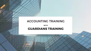 Guardians Training Accounting Program