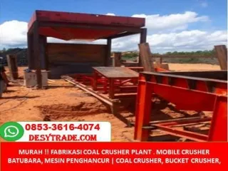 0853.3616.4074 (WA) Pabrik Mesin Coal Crusher Plant Meulaboh Aceh Barat