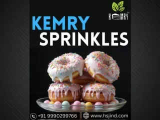 KEMRY - Biggest manufacturer of Sprinkles in INDIA.