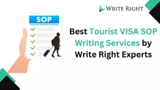 Best Tourist Visa SOP Writing Services by Write Right Experts