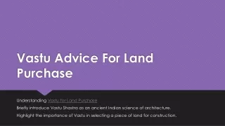 Optimize Your Investment: Vastu Wisdom for Land Acquisition