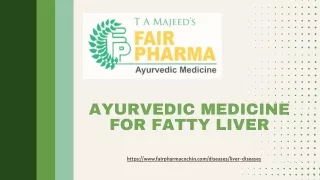 Ayurvedic Medicine For Fatty Liver