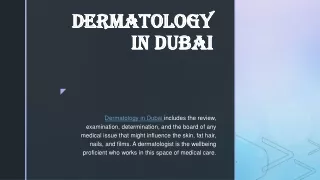 Dermatology in Dubai