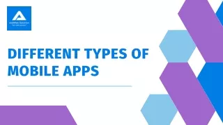 Different Types of Mobile Apps