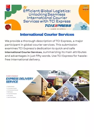 International Courier Services (3)