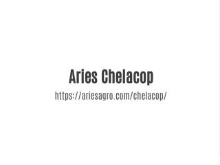 Chelacop | Best Micronutrients to promote growth | Aries Agro