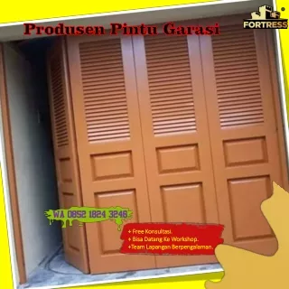 FREE SURVEY..!! Wa 0852 1824 3246 Harga Pintu Garasi Lipat Besi Fortress Untuk Apartment Di Langsa