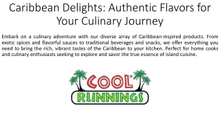 Caribbean Delights_Authentic Flavors for Your Culinary Journey