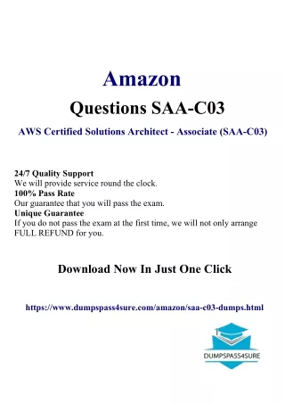 Is Success Your Goal? Save 20% on SAA-C03 Study Material - Black Friday Special!