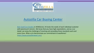 Best Used Cars Dealerships In Honalulu
