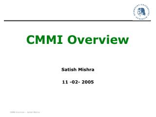 CMMI Overview