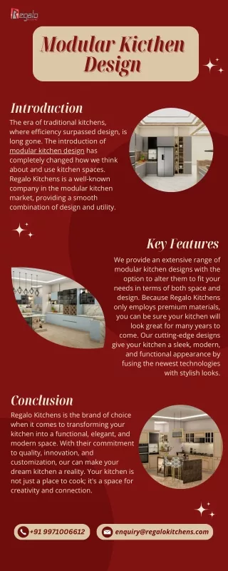 Modular Kitchen Design | Regalo Kitchens