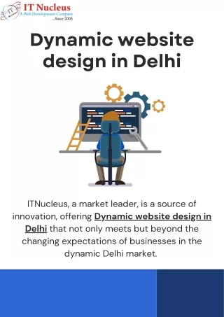 Dynamic website design in Delhi | ITNucleus