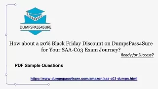 Is SAA-C03 Exam Triumph on Your List? Snag a 20% Black Friday Discount!
