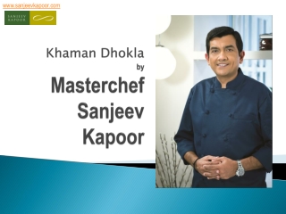 Dhokla Chaat Recipe by Master Chef Sanjeev Kapoor