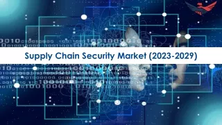 Supply Chain Security Market Size, Growth and Research Report 2029