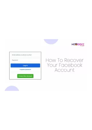 How To Recover Your Facebook Account