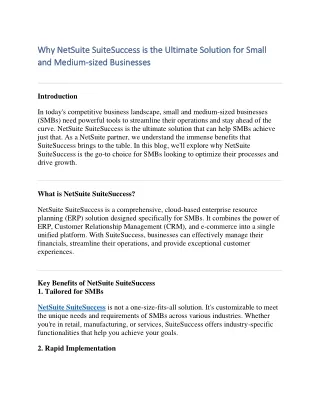 Why SuiteCloud Development Framework is the Future of NetSuite Development