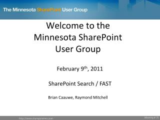 Welcome to the Minnesota SharePoint User Group