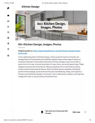 60  Kitchen Design, Images, Photos