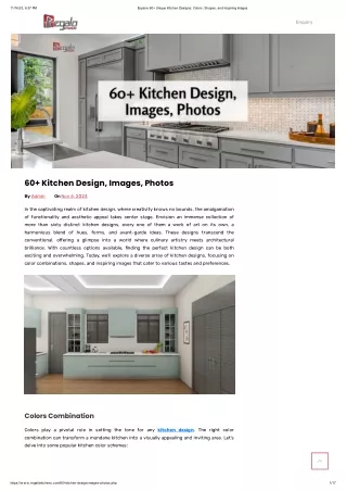 60  Kitchen Design, Images, Photos