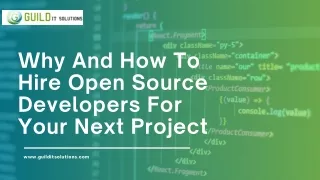 A Strategic Framework for Hiring and Managing Open-Source Developers