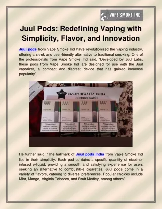 Juul pods