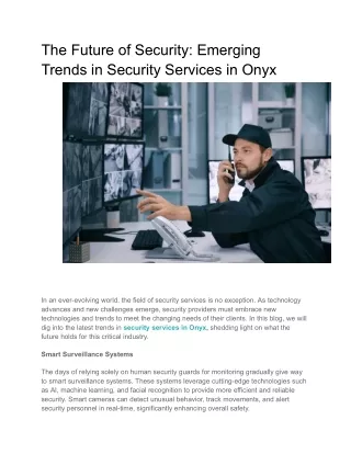 The Future of Security_ Emerging Trends in Security Services in Onyx