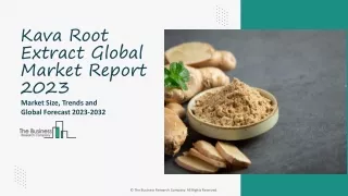 Kava Root Extract Market Growth, Insights, Demand, Forecast to 2032