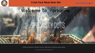 Fresh Pork Meat Near Me