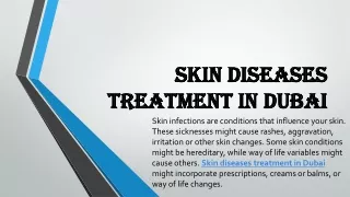 Skin diseases treatment in Dubai