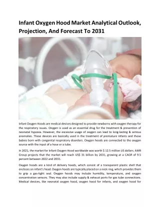 Infant Oxygen Hood Market