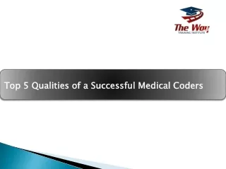 Top 5 Qualities of a Successful Medical Coders