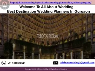 Best Destination Wedding planners in Gurgaon