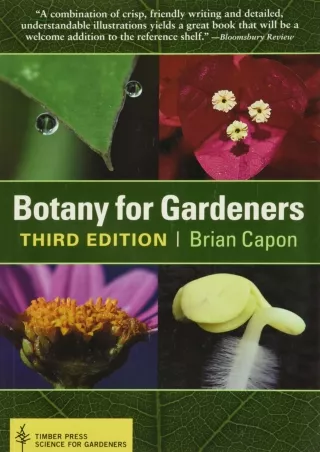 DOWNLOAD/PDF  Botany for Gardeners, 3rd Edition