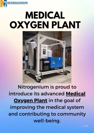 Medical Oxygen Plant | Nitrogenium