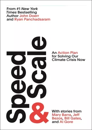 Download Book [PDF]  Speed & Scale: An Action Plan for Solving Our Climate Crisi