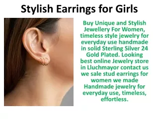 Stylish Earrings for Girls