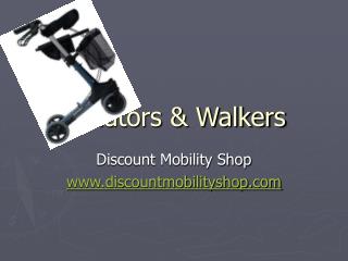4 wheel mobility walkers and rollators
